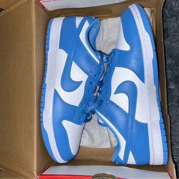 Men Nike Dunks size 10.5 blue and white s-l400.jpg main image 2
